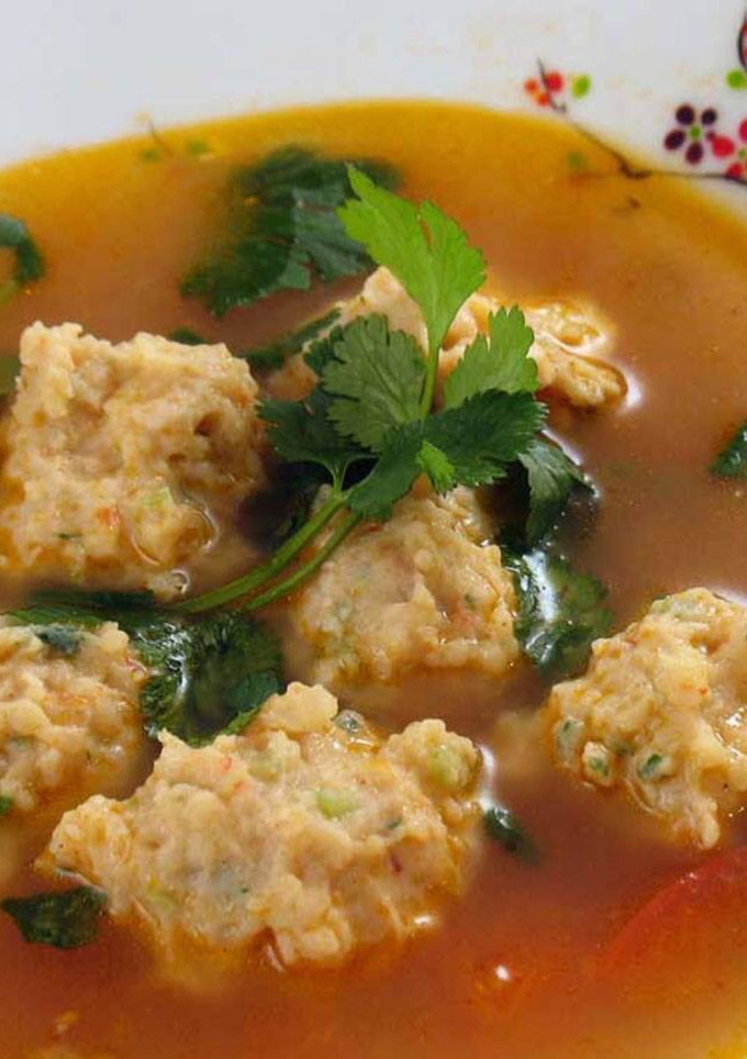 Una foto de Albóndigas de camarones
