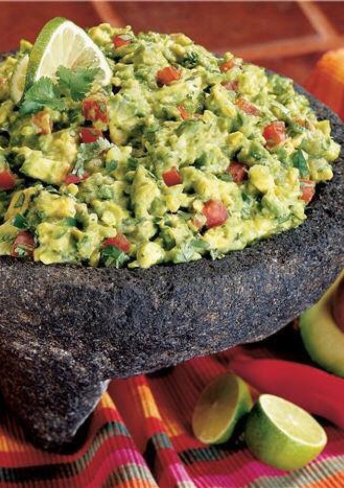 Una foto de Guacamole mexicano