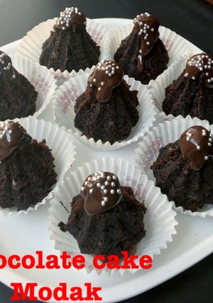 A picture of Brownie modak.