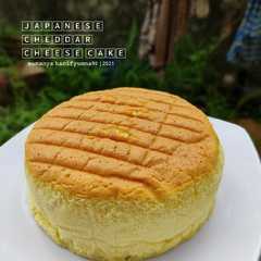 A picture of Japanese Cheddar Cheese Cake (Oven Tangkring).