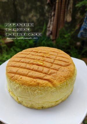 Foto resep Japanese Cheddar Cheese Cake (Oven Tangkring)