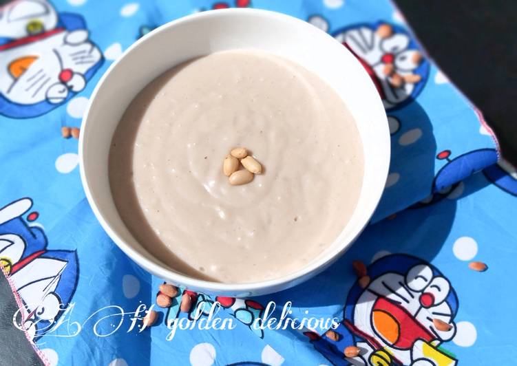 Recipe of Any-night-of-the-week Groundnut &amp; rice gruel/kunun gyada