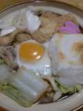 Chikara Udon (Nabeyaki Udon with Mochi)