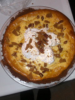 A picture of Turtle pumpkin pie.