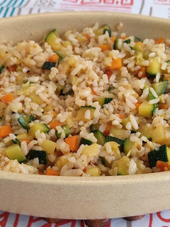 Una foto de Arroz con zanahoria y calabacín (acompañamiento)