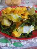 Enzalada fresca de mango
