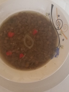 Una foto de Sopa de lentejas