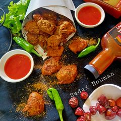A picture of BBQ pakora.