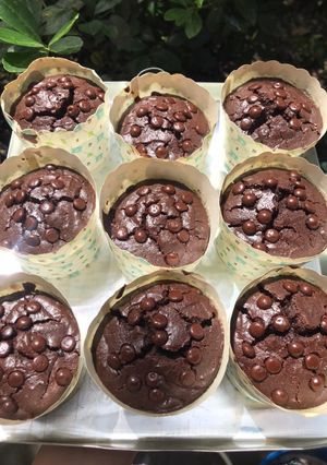Foto resep Muffin Coklat Chocochips ala Breadtalk
