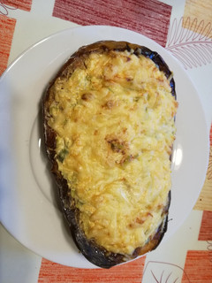 Una foto de Calabaza rellena