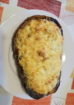 Una foto de Calabaza rellena