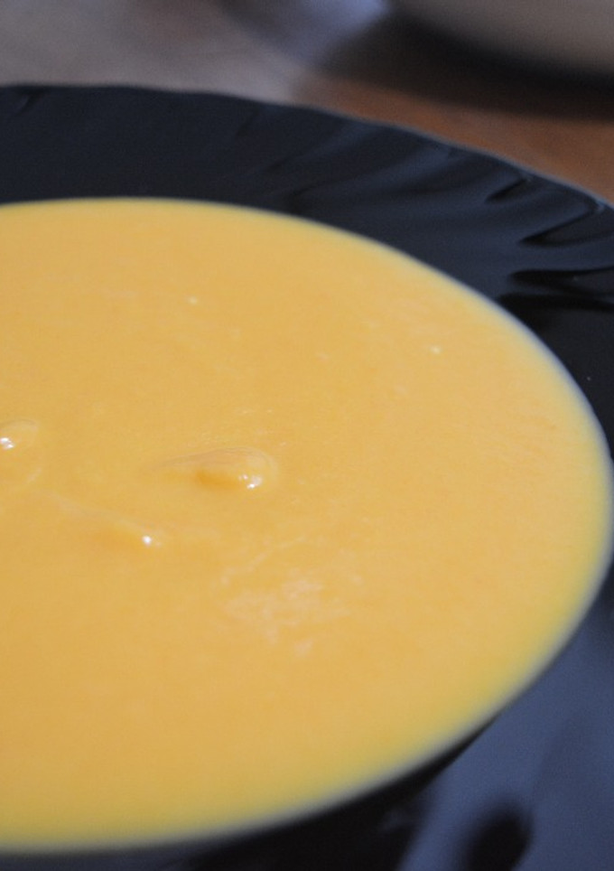 Una foto de Puré de calabaza