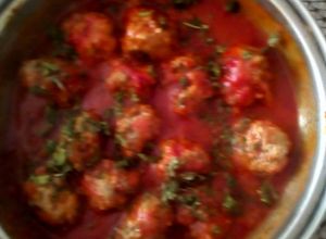 Una foto de Albóndigas de Res con Salsa