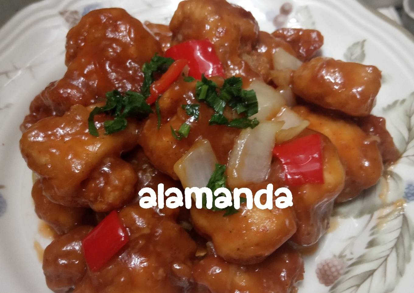 Ayam krispi asam manis