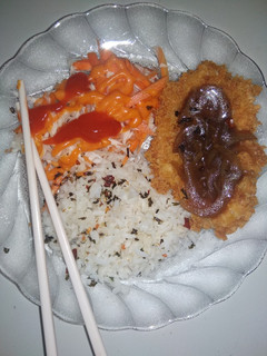 Foto resep Chicken katsu with black pepper sauce
