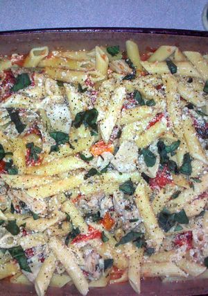 A picture of Brenda's Grilled Chicken Penne Al Fresco.