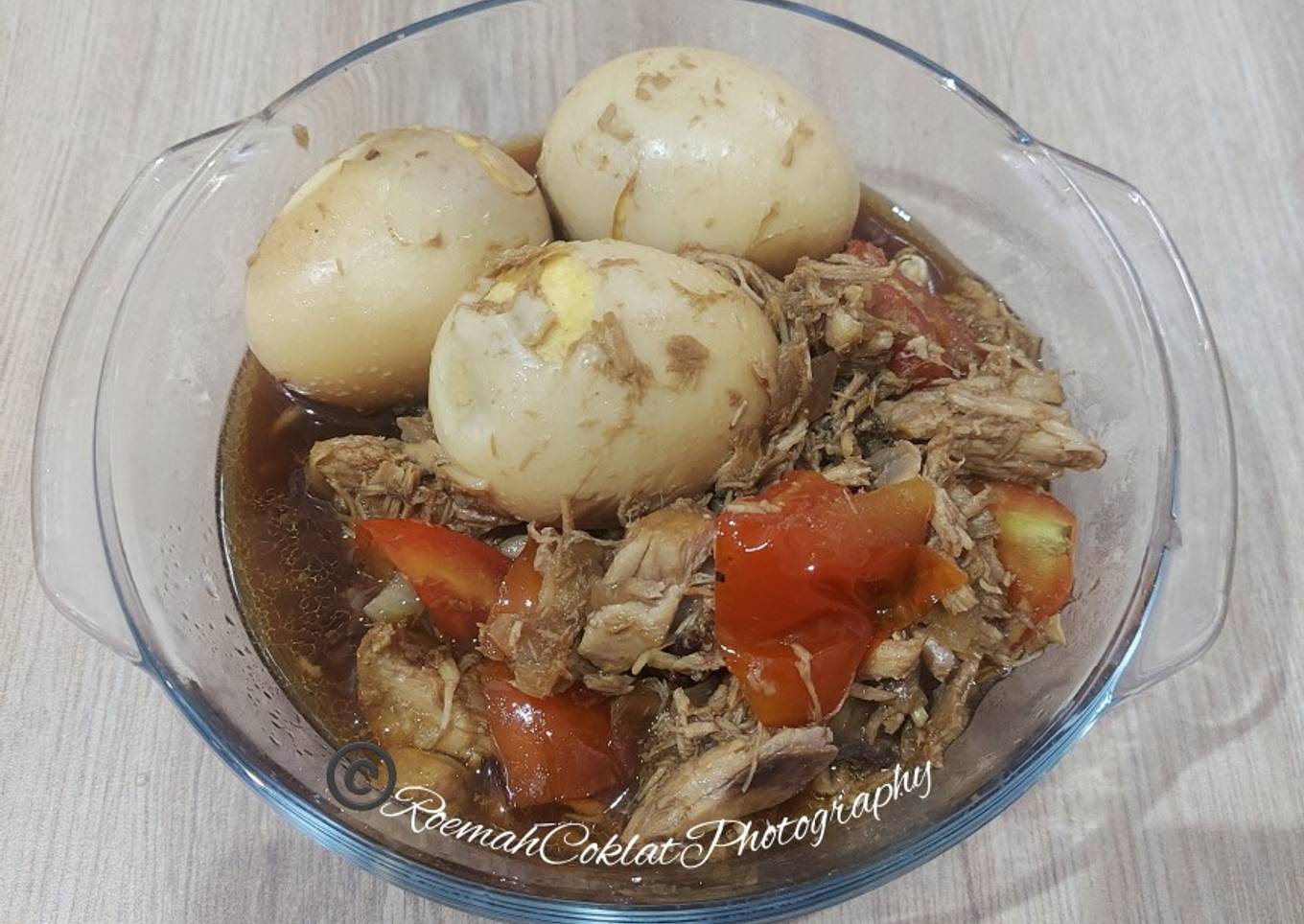 Semur Arab (Ayam Suwir & Telur)