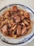 Pollo en pepitoria