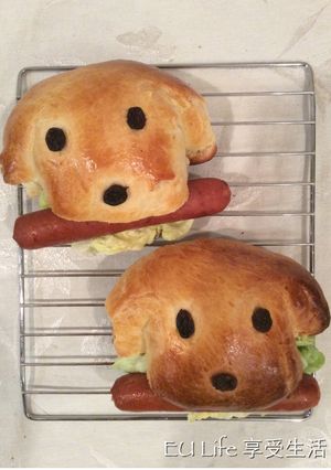 卡哇伊小狗三明治 的食譜成品照片