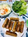 Fried Spring Rolls with Pickled Vegetables