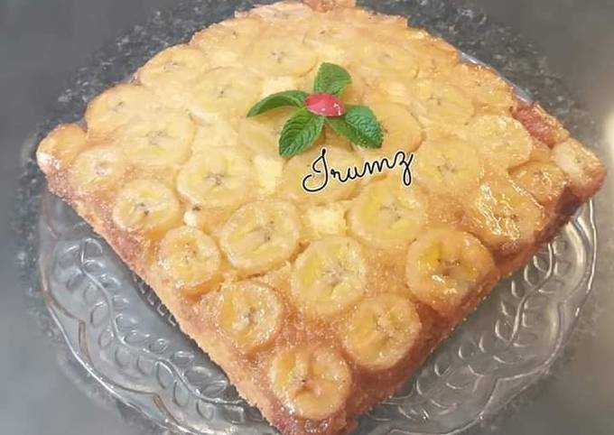 Recipe of Perfect 🍰 🍌Banana Upside Down Cake🍌🍰