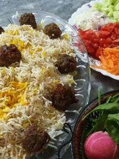 عکسی از دستور سماق پلو