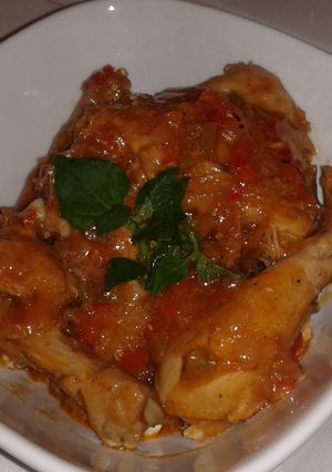 Una foto de Pollo a la Diabla