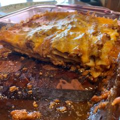 A picture of Lasagna.