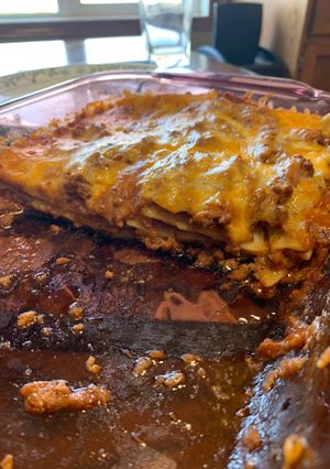 A picture of Lasagna.