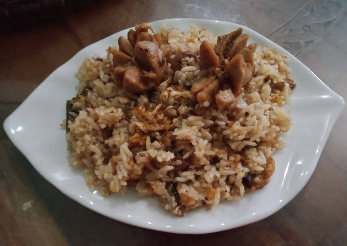 NASI GORENG BAKSO TELUR BEBEK CABE HIJAU - DAPUR MARISA