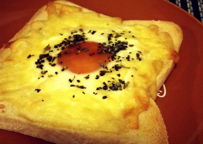 Resep Cheesy Baked Egg Toast Alias Roti Telur Keju Panggang Oleh Diah