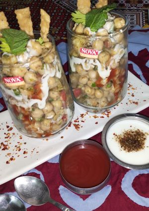 A picture of Chickpea special chaat.