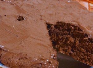 Una foto de Torta de banana y cacao