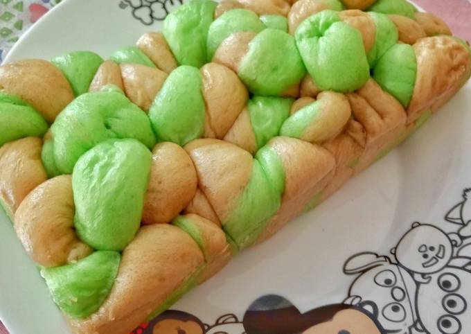 Yuk intip, Resep membuat Roti Kukus Pandan Coklat  sempurna
