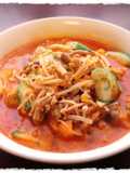 Diet-Friendly! Shirataki Mushroom Kimchi Ramen