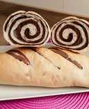 Pan espiral de chocolate y miel
