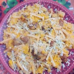 A picture of Eid special Sindhi biryani.