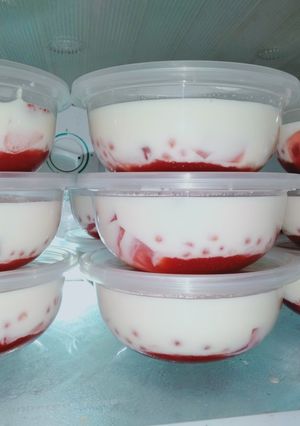 Foto resep Strawberry milk cheese creamy
