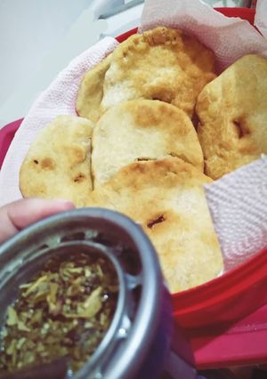 Una foto de Tortas fritas saladas!