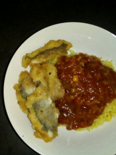 A picture of Fried fish.