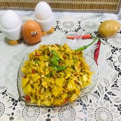 A picture of Aloo anday ki bujia.