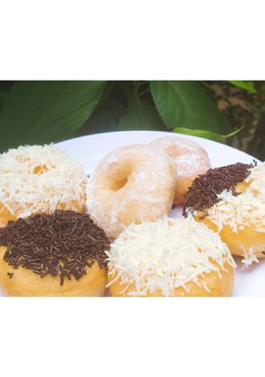Foto resep Donat empuk (pakai tepung premiks donat)😁😁