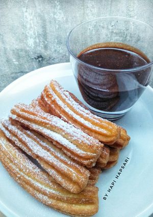 Foto resep Churros Saus Coklat