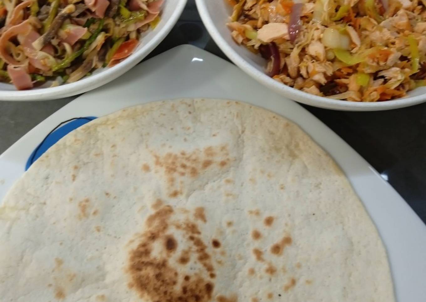 Wrap oriental e ibérico