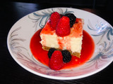 Cheesecake con frutos rojos