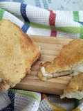 Toast in carrozza cotto in friggitrice ad aria