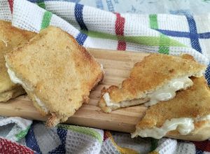 Foto di Toast in carrozza cotto in friggitrice ad aria