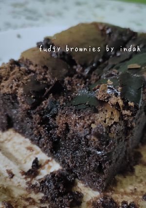 Foto resep Fudgy Brownies kesukaan anak2