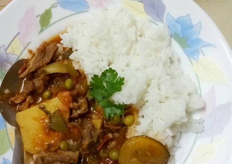 Recipe of Any-night-of-the-week Meat and vegetable stew