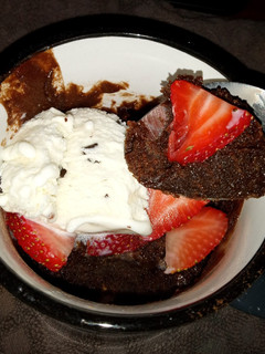 A picture of Microwave brownie 😋.